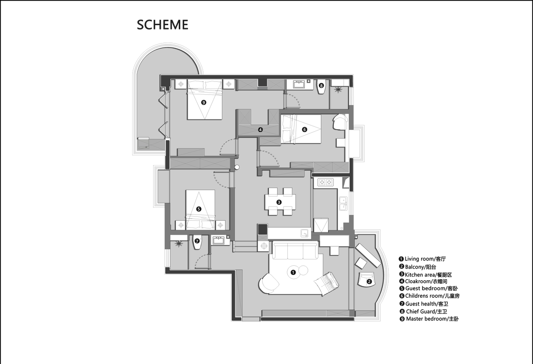 河马先生与巫师小姐的现代原木风之家-47