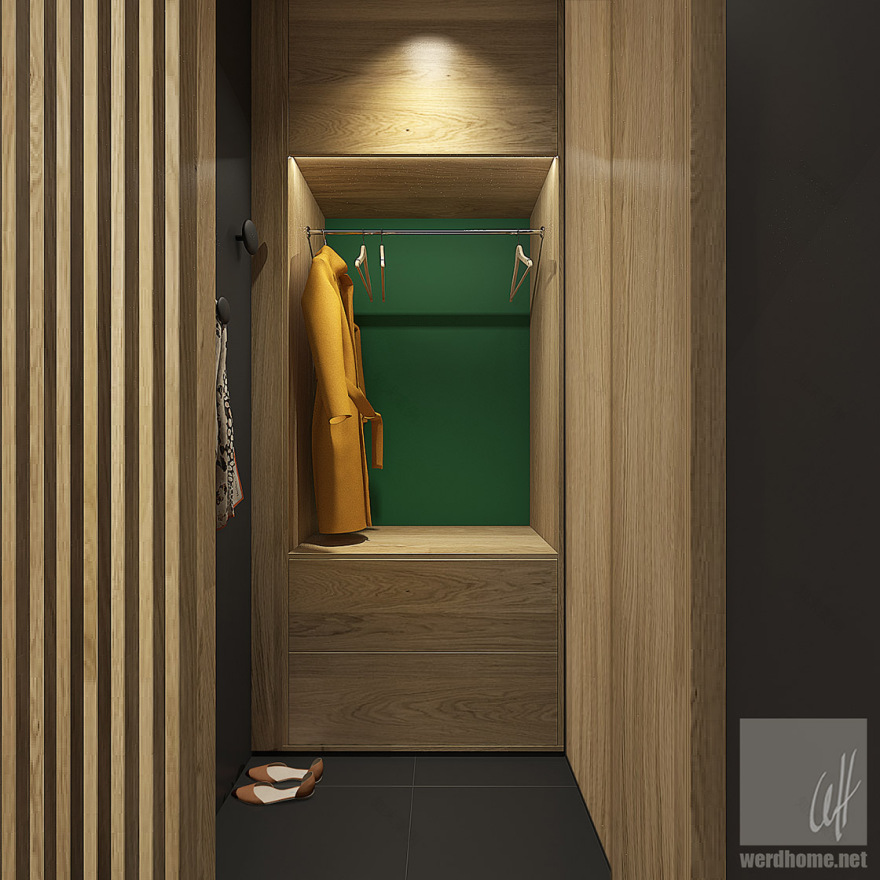 WERDHOME | Projekt wnętrza mieszkania w Krakowie-5