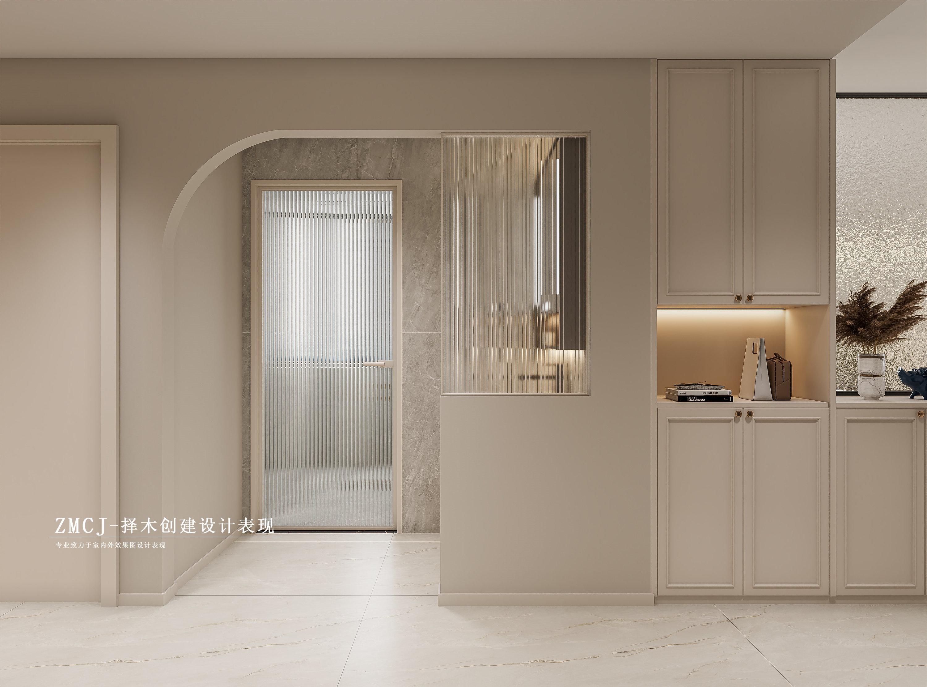 家装-现代客餐厅厨房卧室卫生间-4