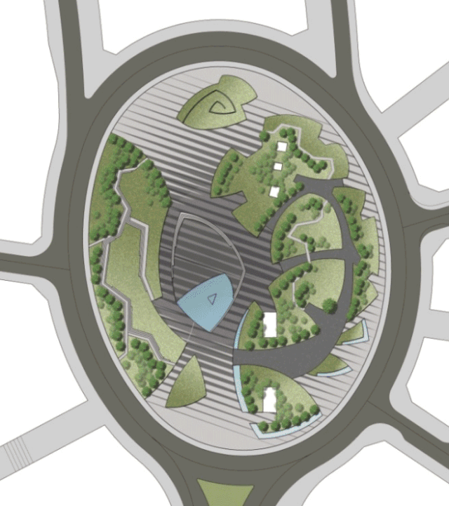 两江悦来生态城中心广场 | 海绵城市设计典范-123