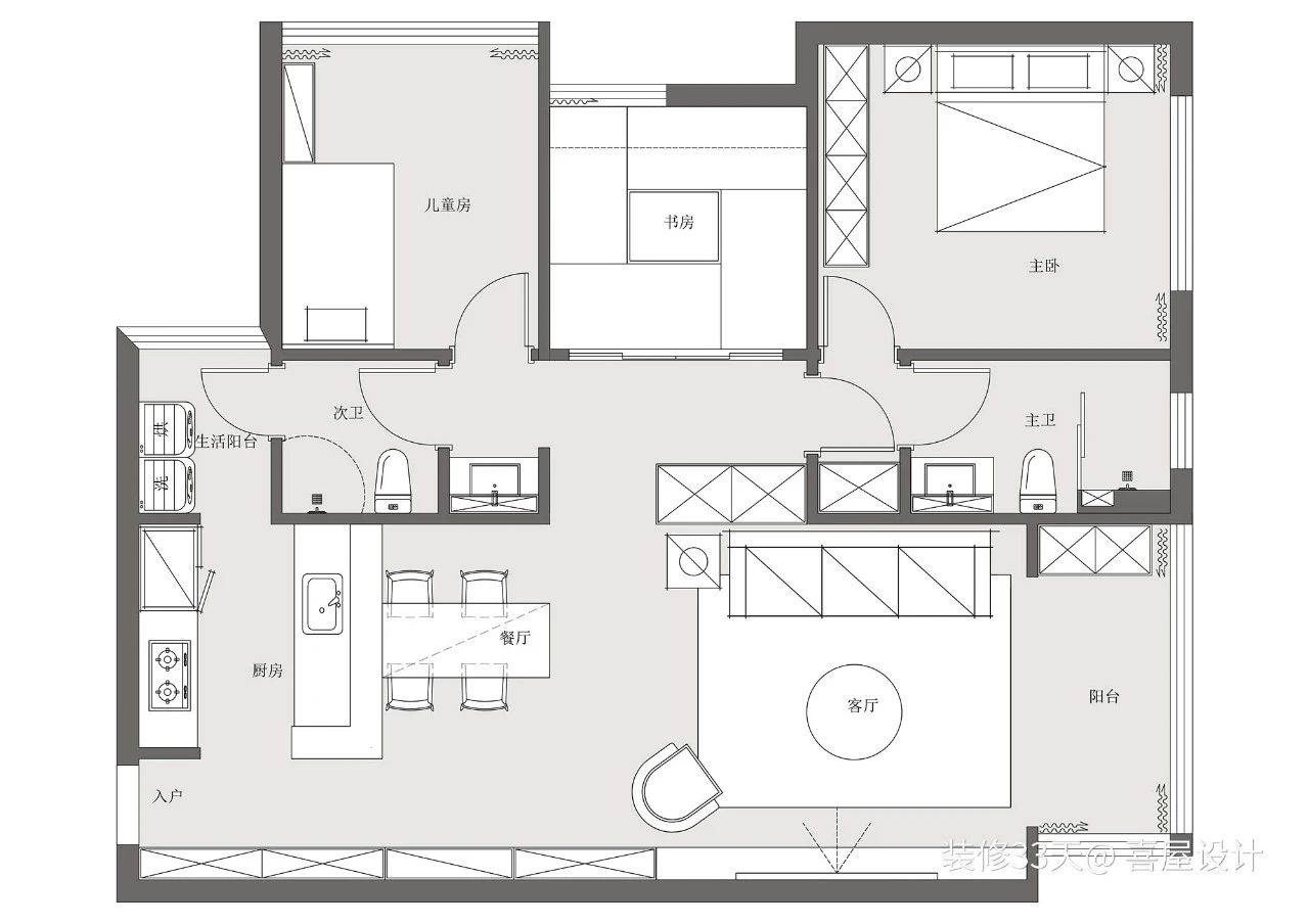 106 平自然温馨木色调三室两卫丨中国成都-4