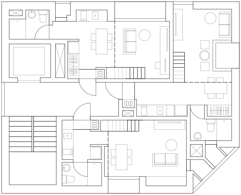 颠倒的帕特玛公寓丨韩国首尔丨L’EAU design-39