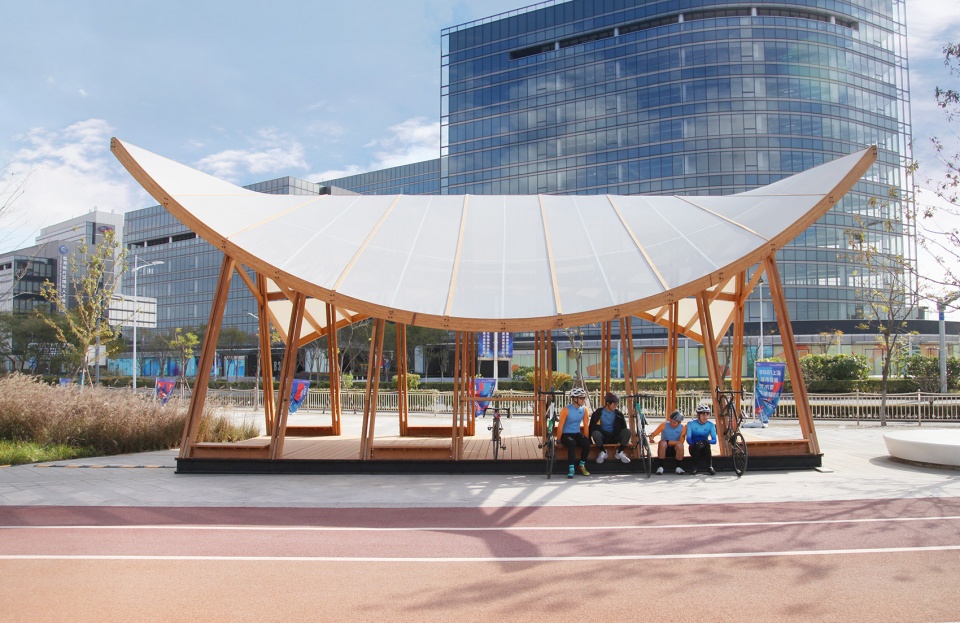 骑行驿站丨中国上海丨畎亩建筑+华东理工大学艺术与传媒学院-51