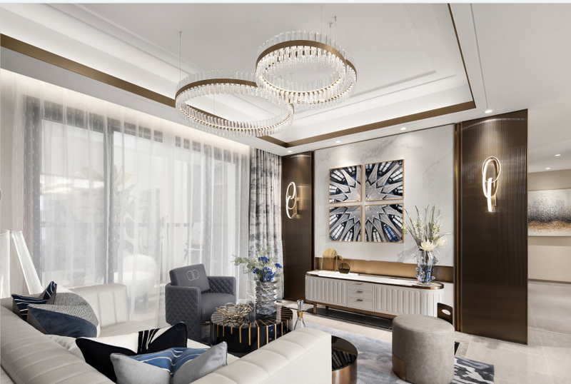 肇庆世茂滨江壹号样板间设计 | 空谷茗悠,知味赏韵-122