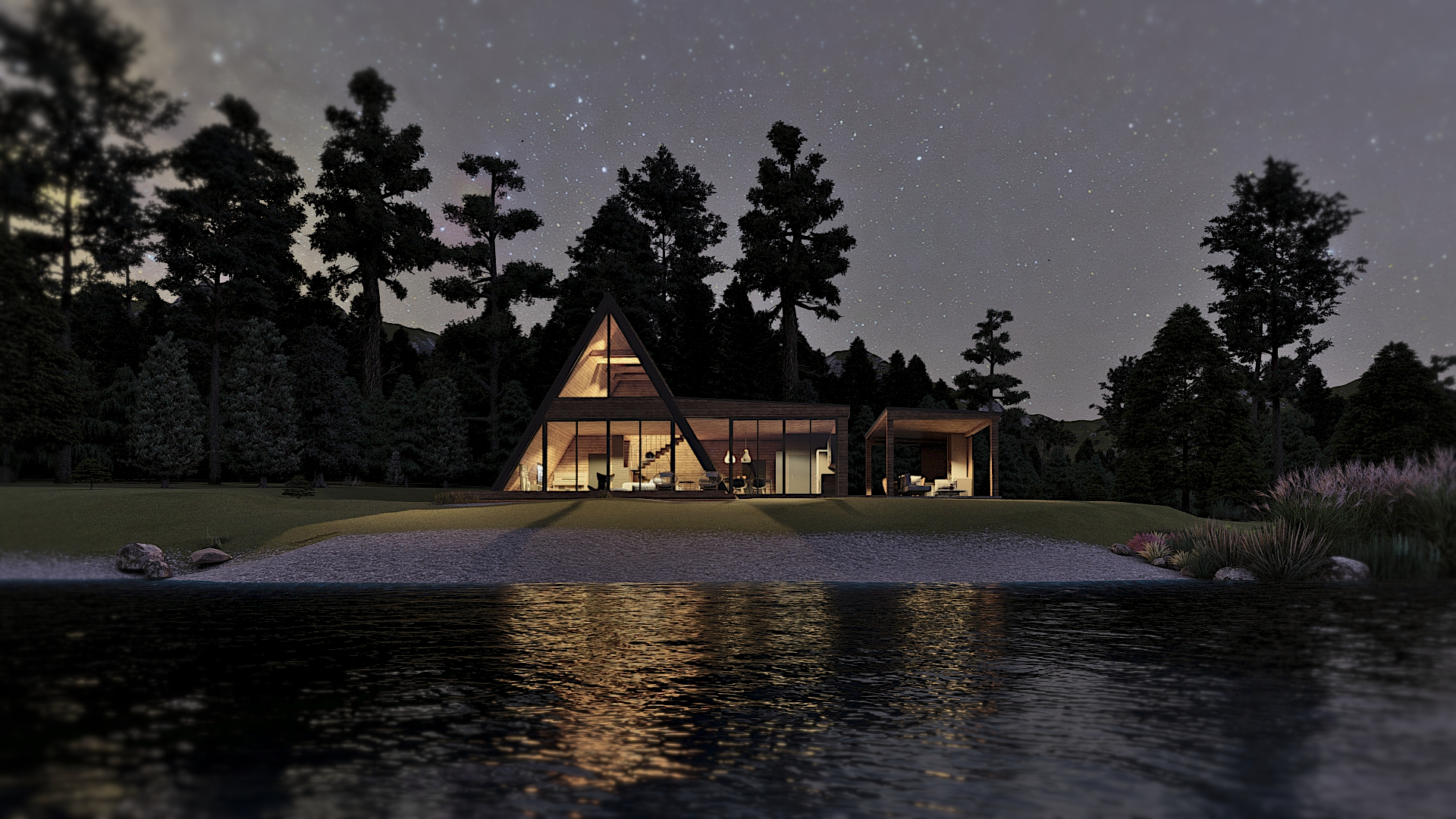 A-frame House IVANA & Outdoor Kitchen DINO-9