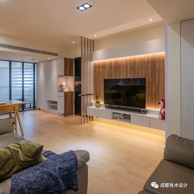 现代简约原木色清朗宅邸丨基因皓-25