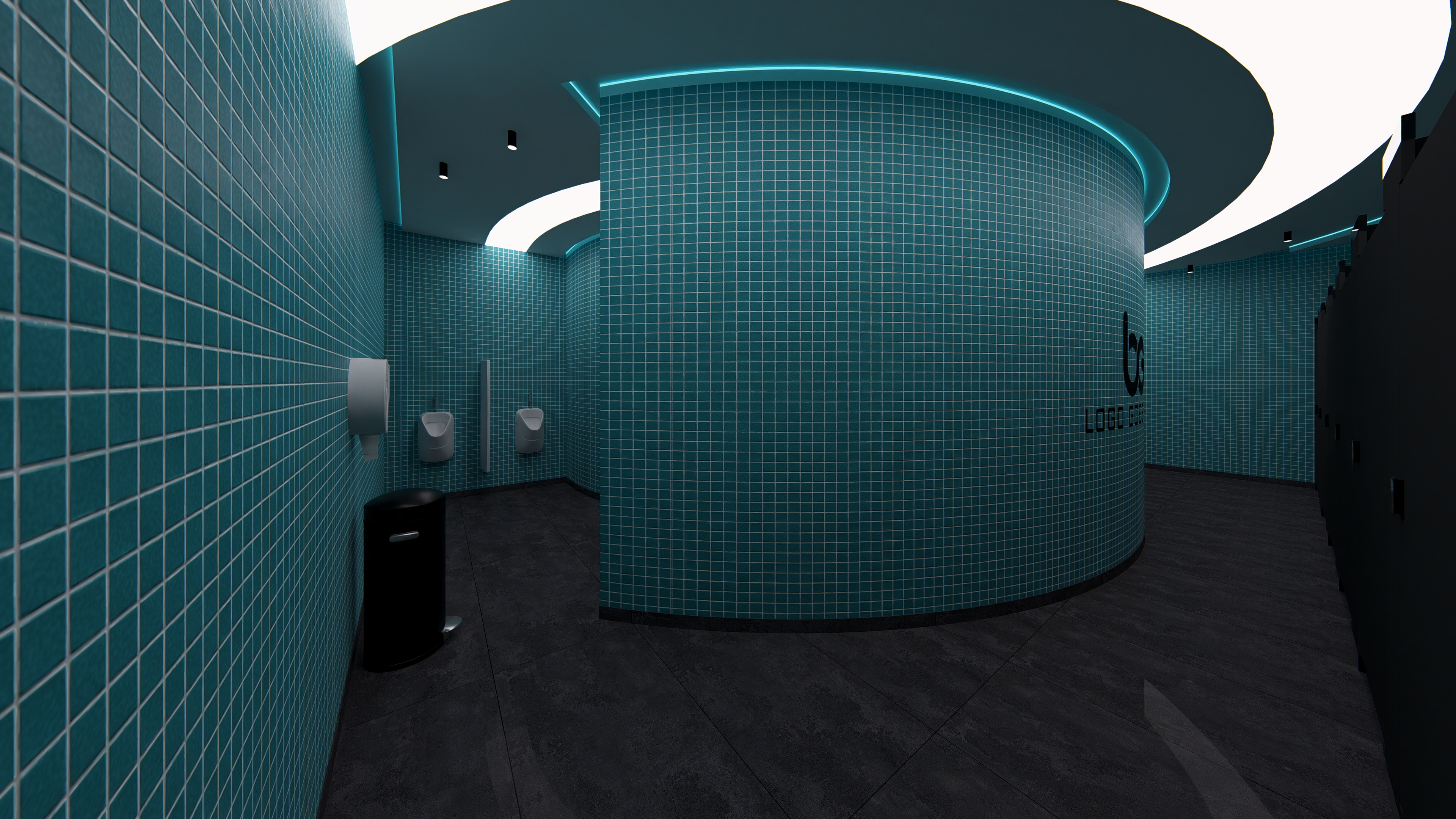 Restrooms I Showers I Lockers Interior design-4