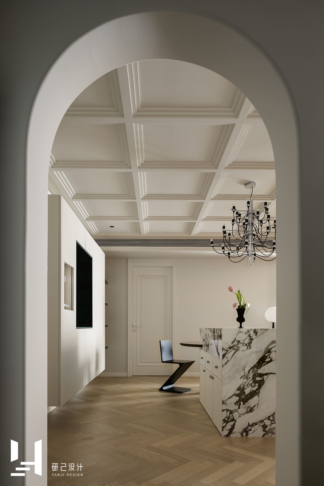 研己实景 · 113㎡法式家的新玩法丨中国芜湖丨研己设计-22