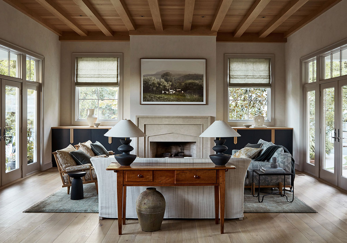 加利福尼亚一座乡村住宅设计中天然材料的优雅-10