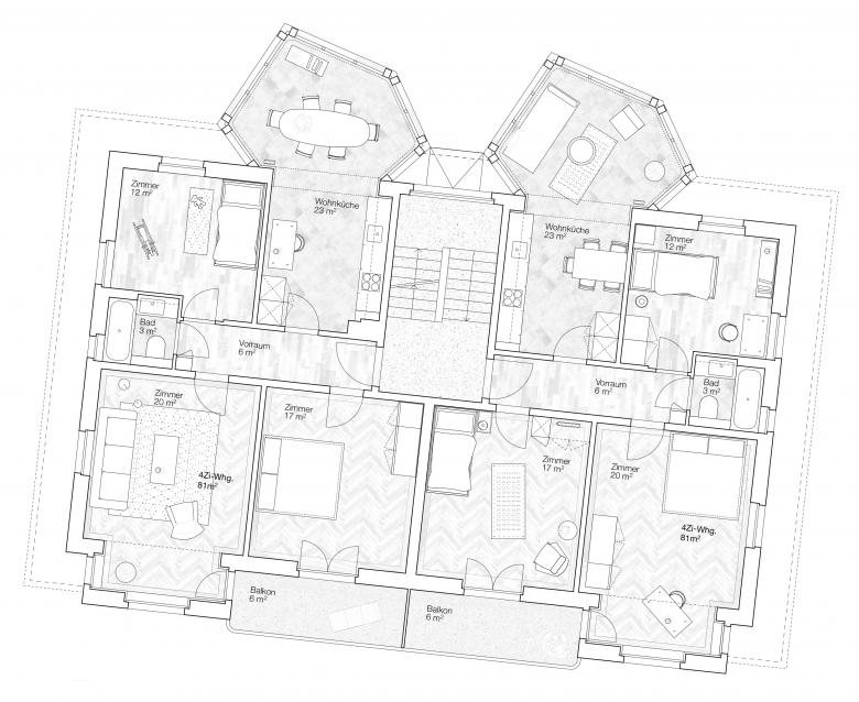Studio Barrus丨Gesamterneuerung mit Anbau Uetlibergstrasse丨瑞士-6