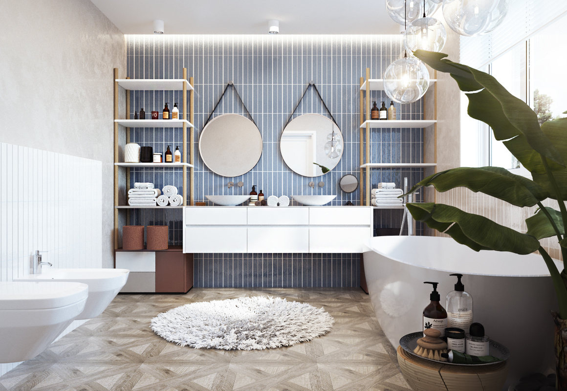 带全景窗的郊区别墅一层室内设计丨俄罗斯萨马拉-23