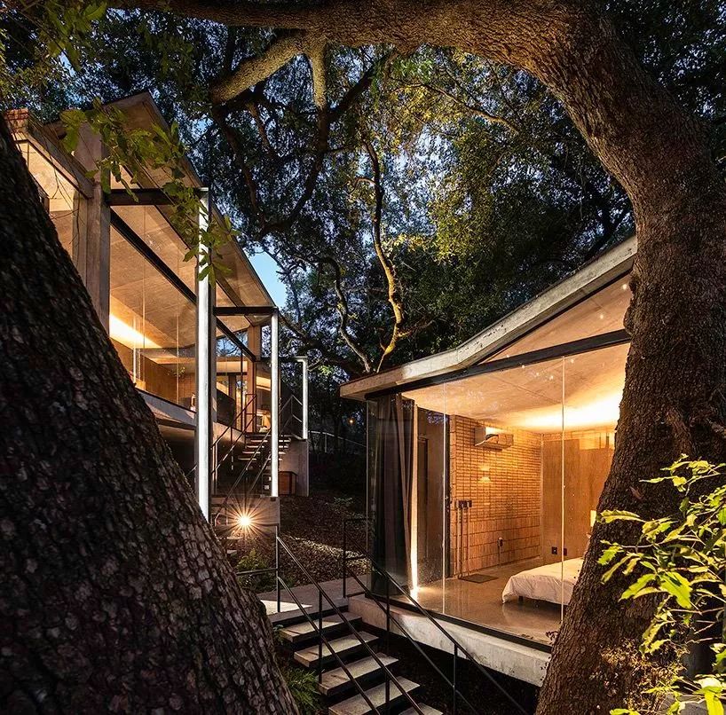 墨西哥森林的红砖屋住宅-19