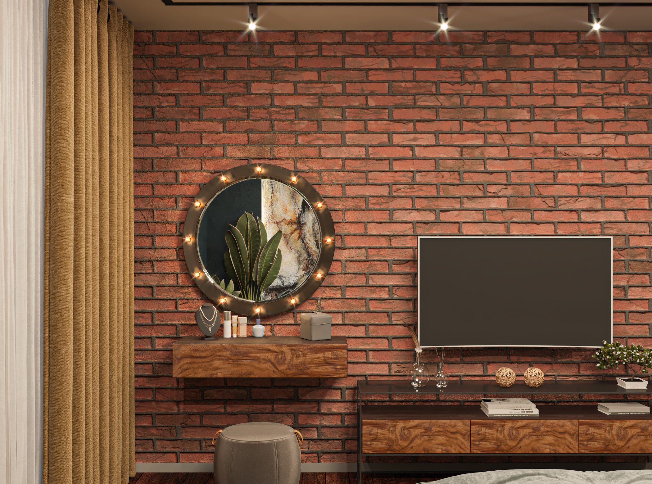 Loft 风格卧室设计-12