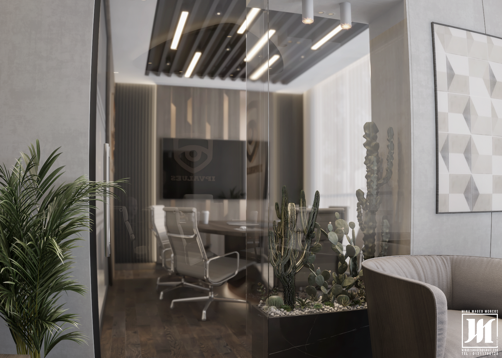 办公项目丨Arch. Mina Maged Morcos-8