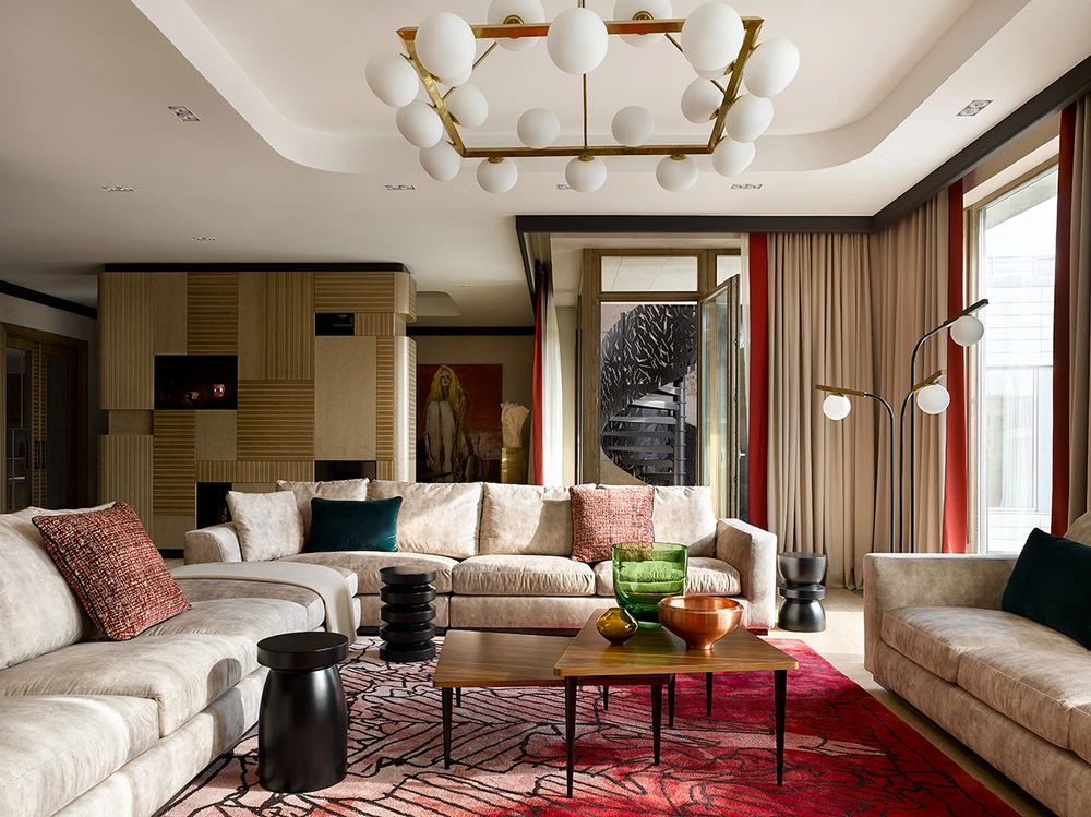 莫斯科370㎡双层公寓设计丨俄罗斯莫斯科丨Decorator N（Natella Mankaeva创立）-66