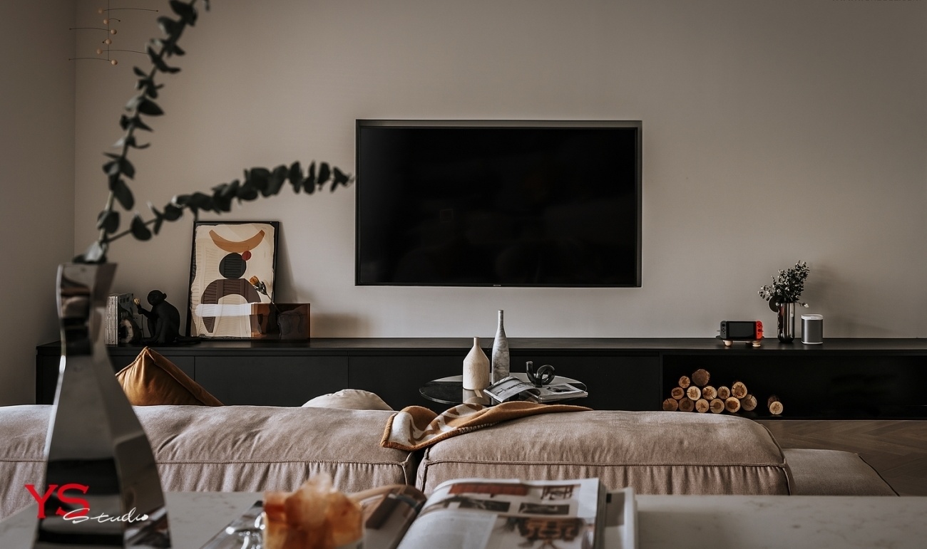 奶咖色之家 · 融合复古与极简的一室设计丨中国重庆-35