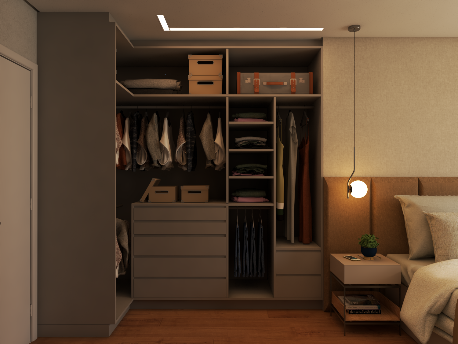 Apt·Glass 套房主卧丨ZEDY ARQUITETURA-16