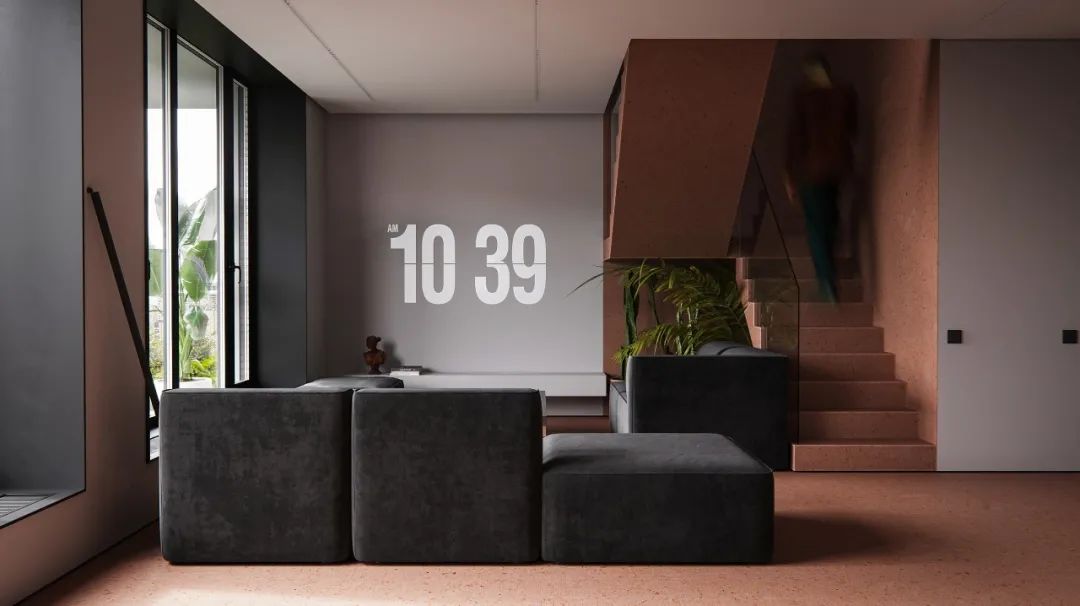 现代公寓设计中的高级灰++ 粉色运用-51