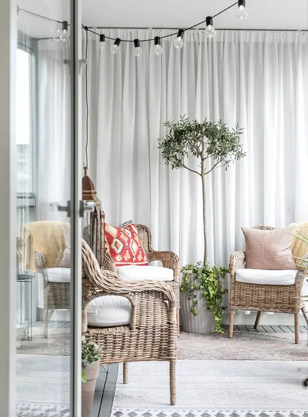 北欧家居 | 冬日封闭式露台设计-14