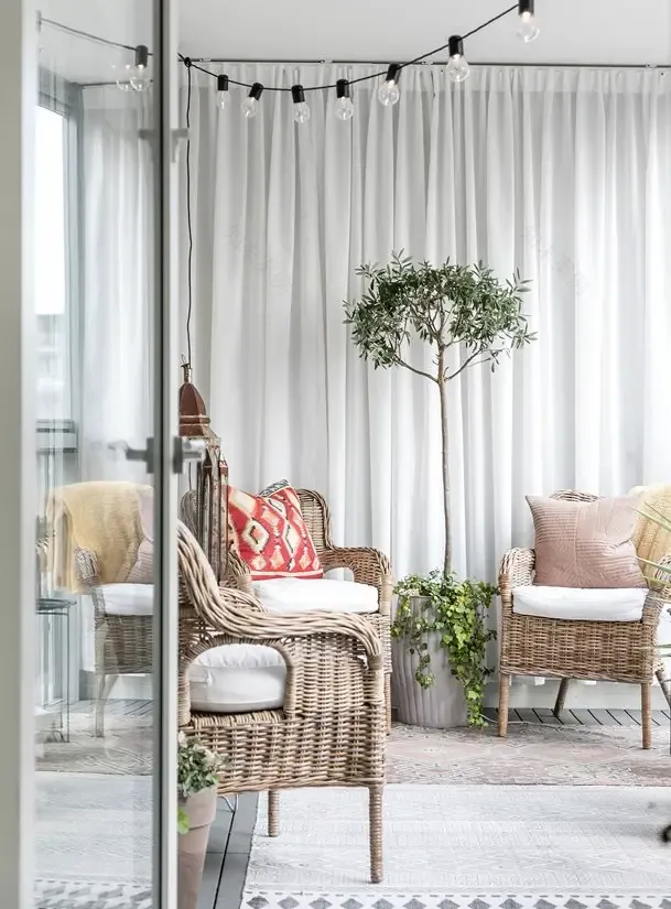 北欧家居 | 冬日封闭式露台设计-14