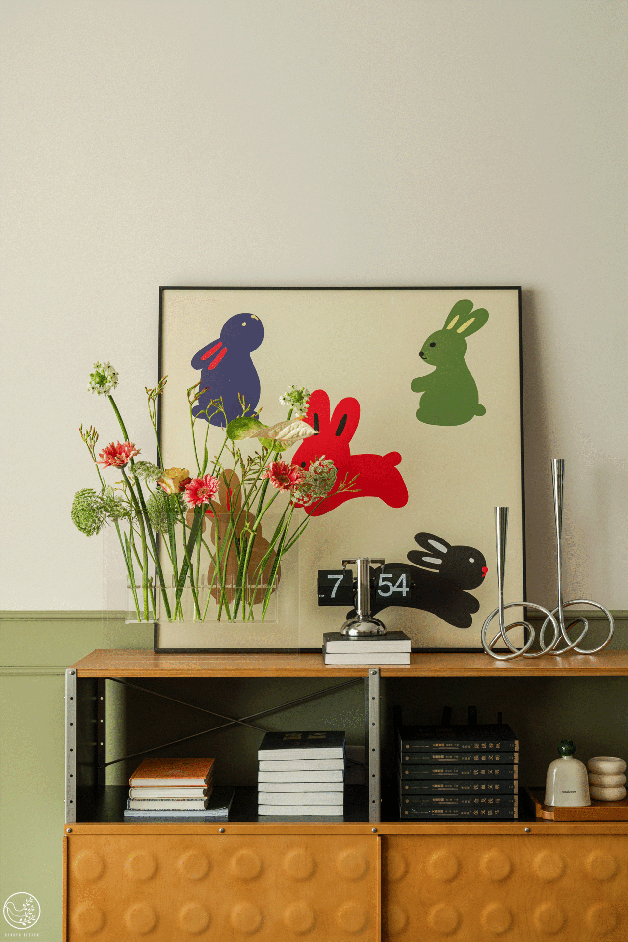 中古南洋风平层设计丨中国成都丨设计师刘丽-17