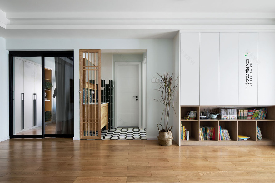 日式原木风三口之家丨中国深圳丨见微陈设艺术-37