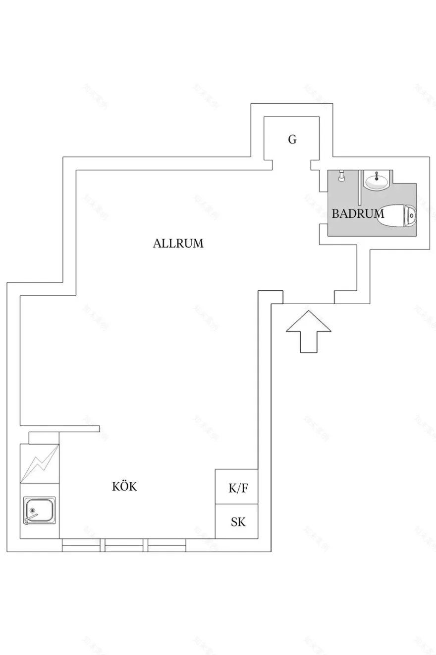 砖石与木头的完美结合 | 26 平米小空间的魅力大改造-16