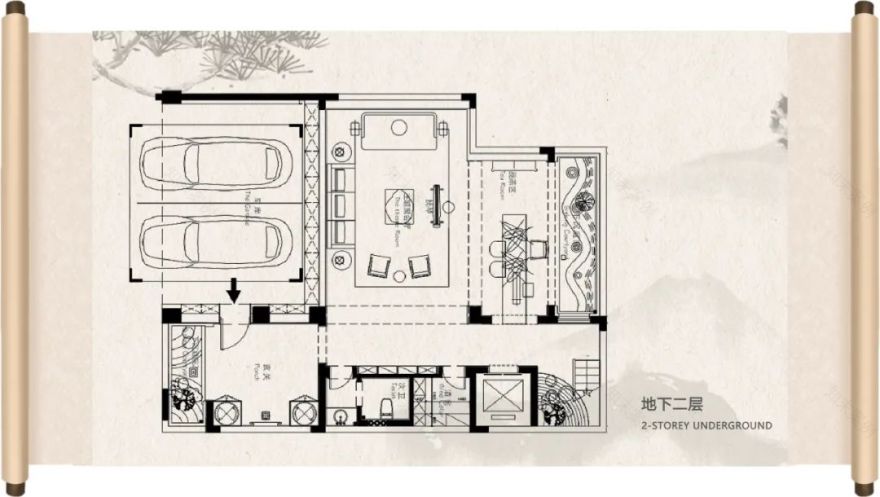 万达·内江汉安印合院样板间软装丨中国内江丨深圳市伊派室内设计有限公司-75
