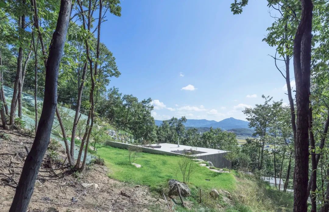 首尔以东的倾斜屋顶乡村住宅-29