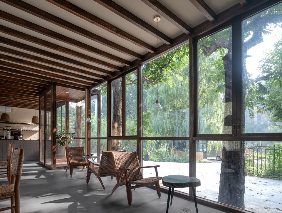 四棵树下的小院每喜merci mercy餐厅丨中国北京丨五架三间设计研究室-25