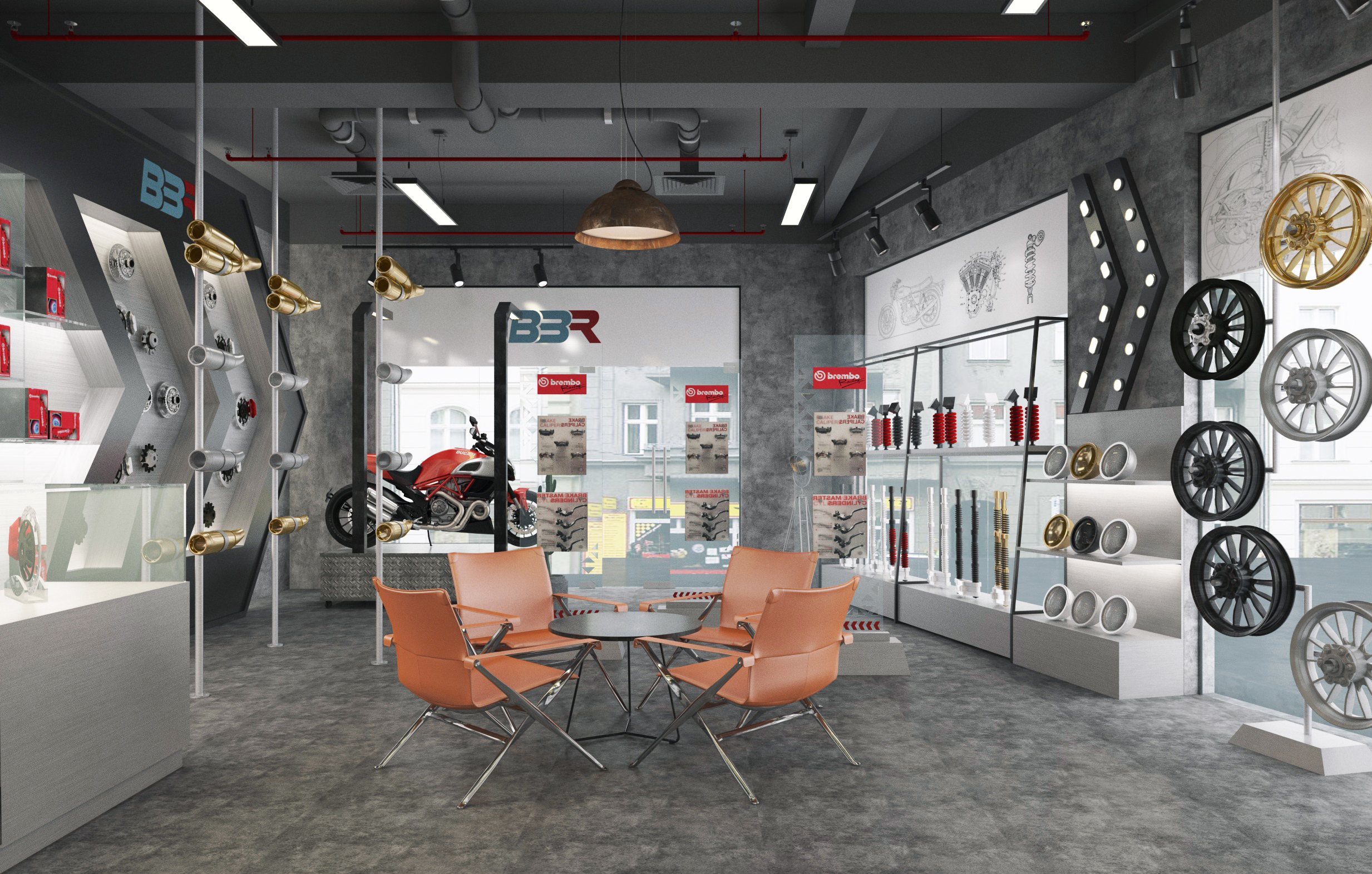 Interior - Showroom Motorbike - HCM C-6