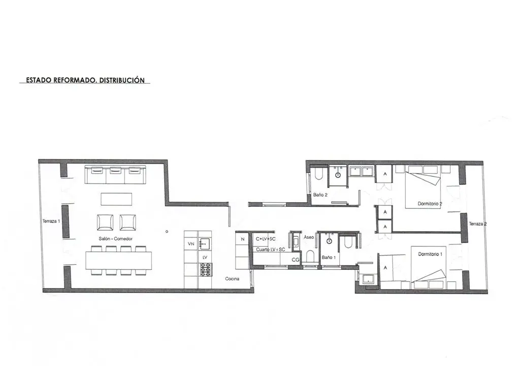 巴塞罗那 Eixample 区时尚 Scandinave 公寓设计-18
