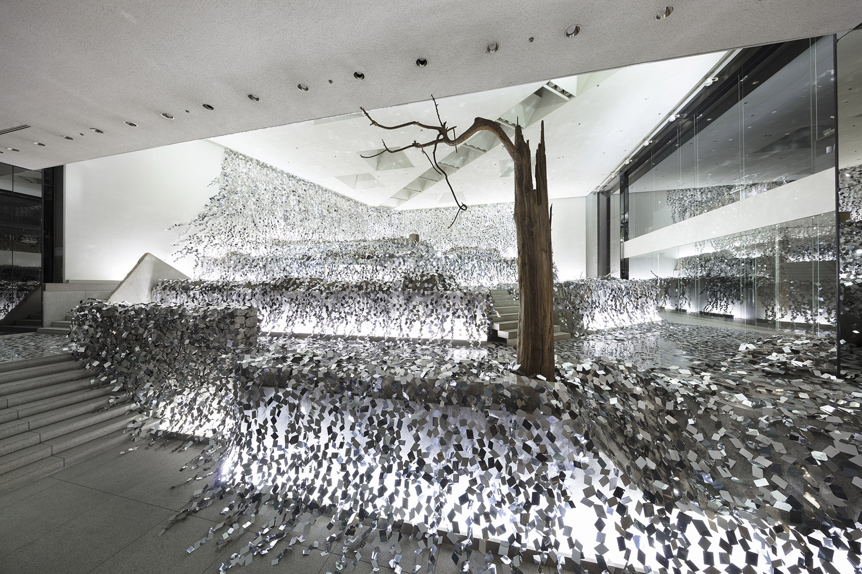 常青藤万花筒,花艺学校的展示空间 / nendo-9