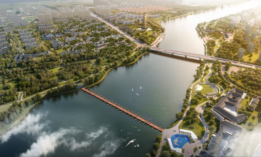 桥旅融合新高度——金华“古子城-三江里”水上浮桥开通-5