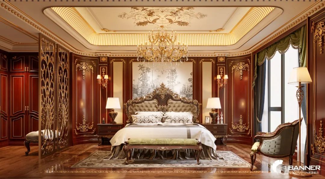 曲江千林郡法式平层设计丨赵振庭-41