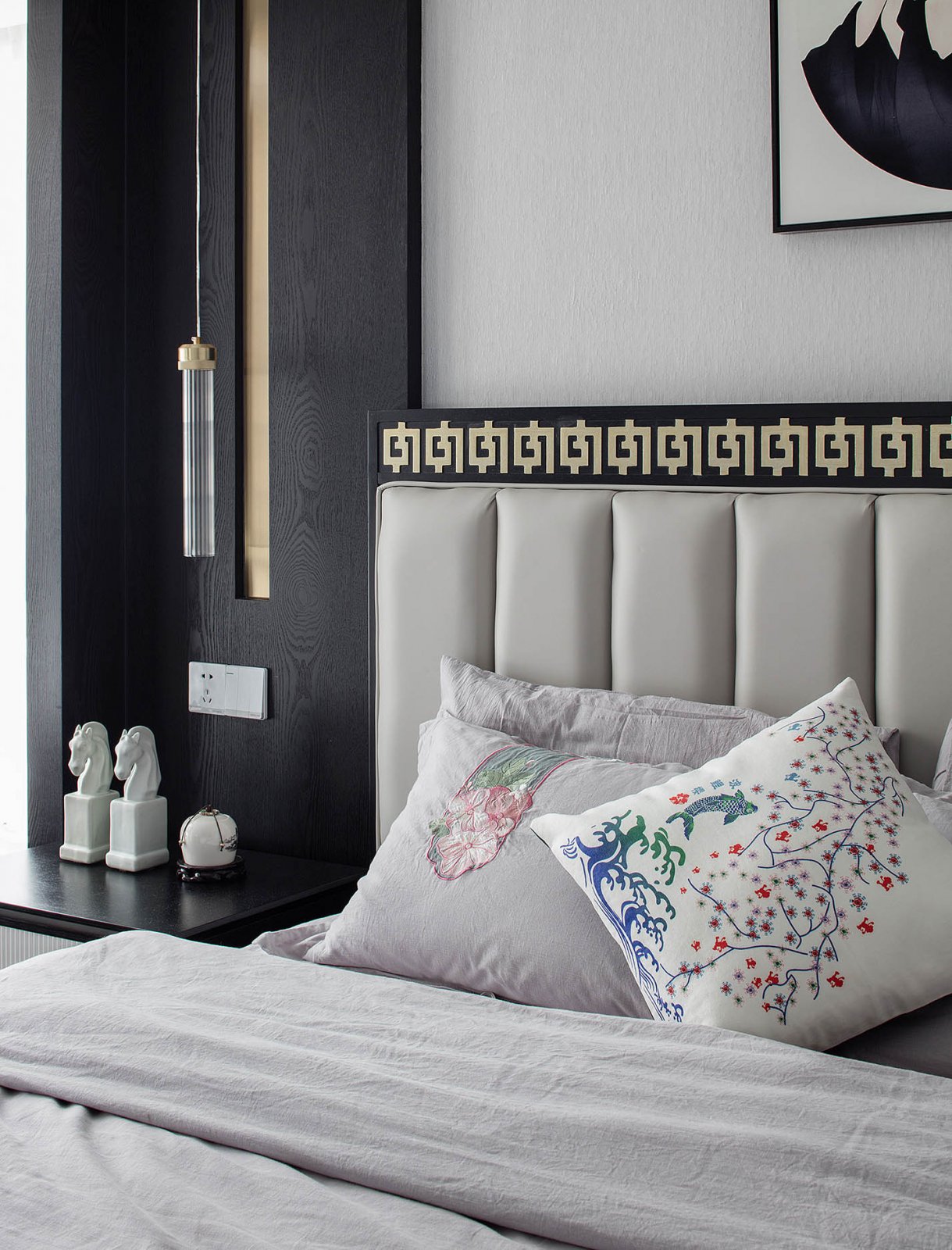 【新中式  瓯越韵】一个关于高级黑的水墨之居-115