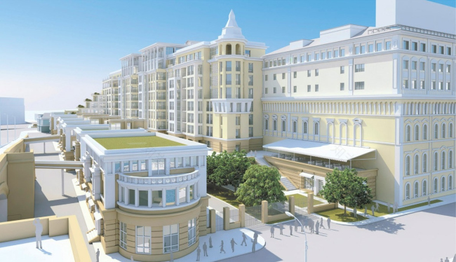 “Царев сад”(“沙皇花园”)多功能酒店综合体丨俄罗斯莫斯科丨当前参与设计的有八家建筑事务所,含“МАО – Среда”-2