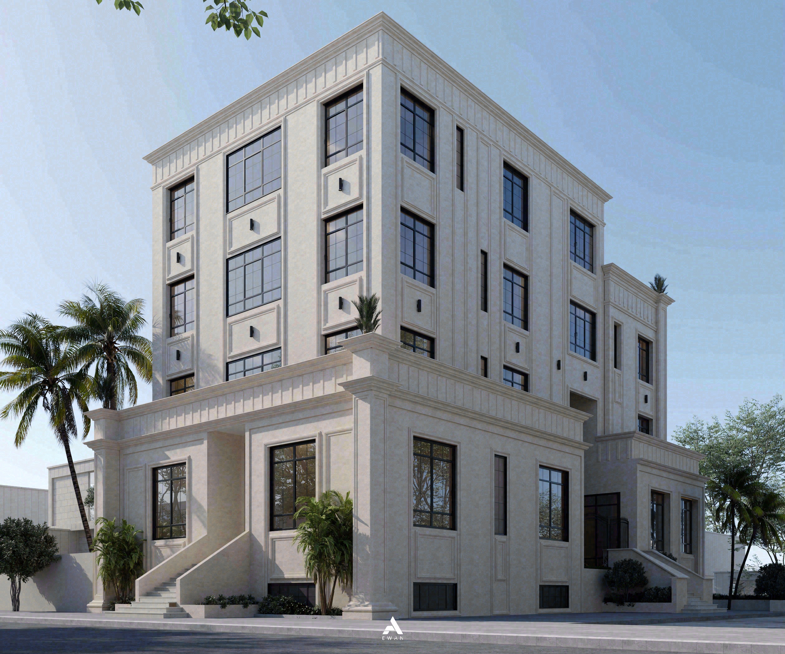 私人新古典主义别墅丨Amira Raslan-9