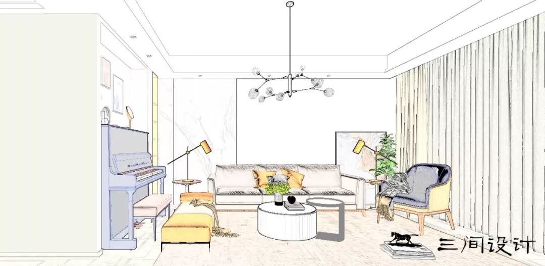 融侨观邸│三間设计打造时光深处的优雅空间-11