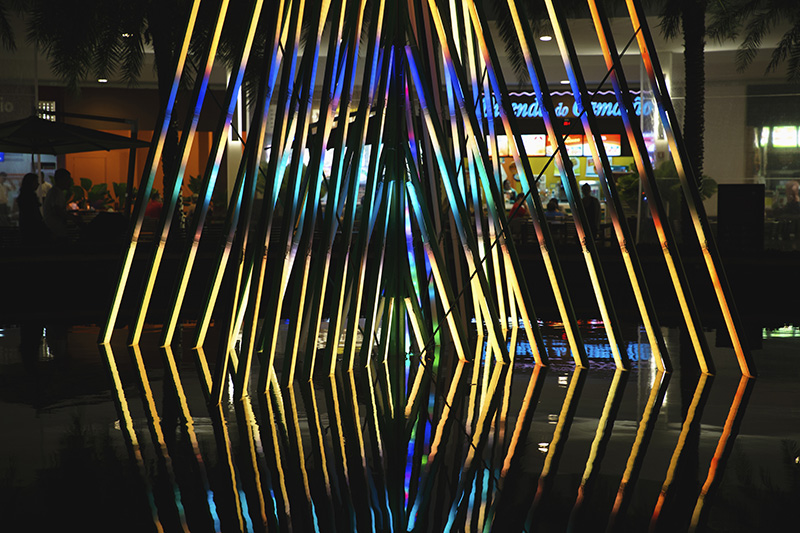 巴西商场互动式圣诞树-45