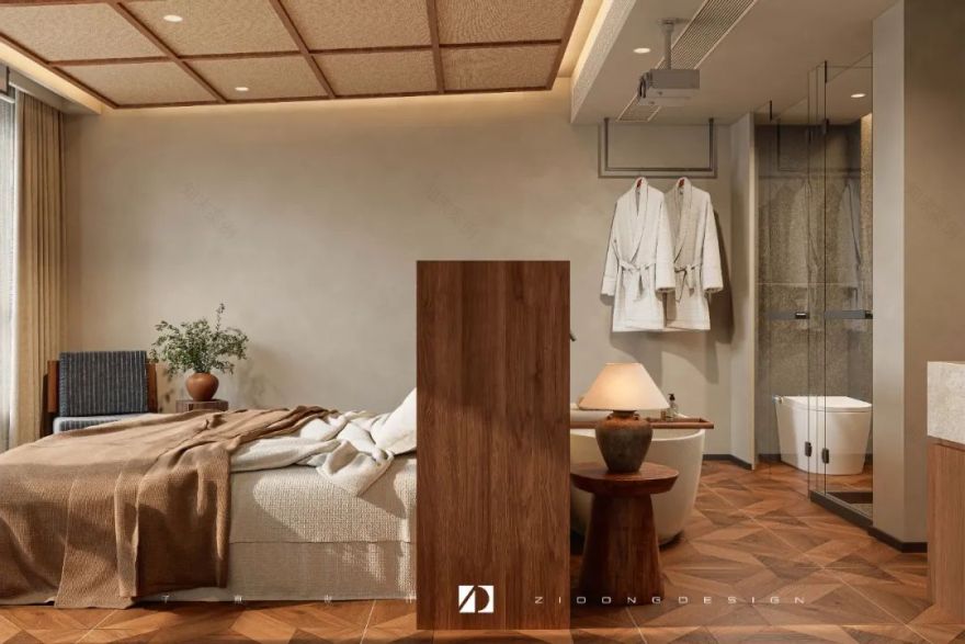 民宿项目:在原木与光影间寻“闲”意丨中国舟山丨子東设计事务所-55