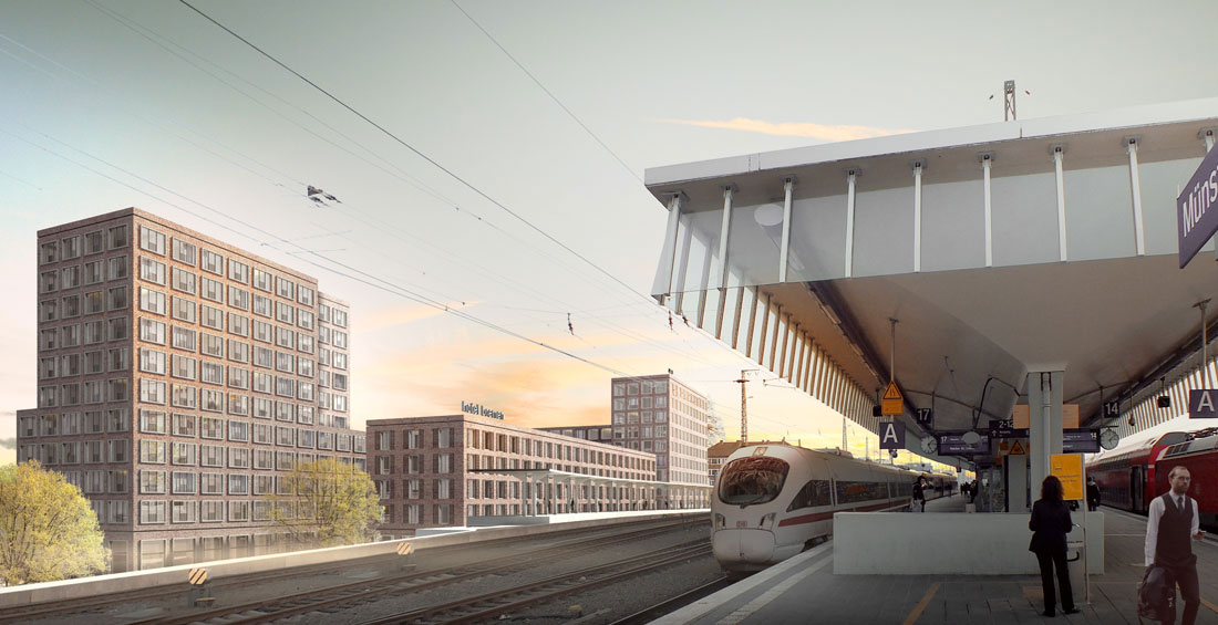 Main Station Münster East Side”, Phase II, Münster – kleihues+kleihues-0