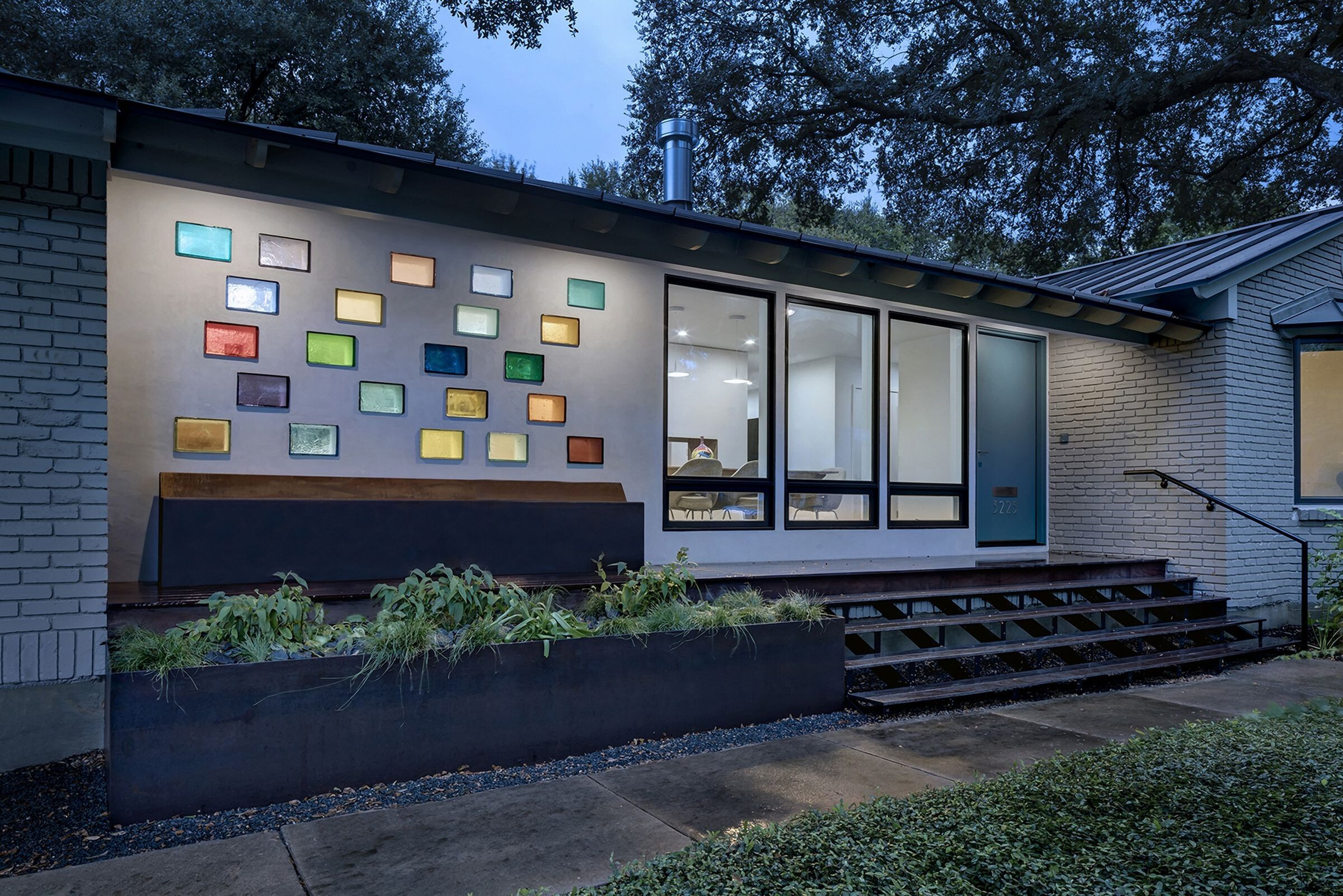 舞动玻璃音符的私人住宅-21