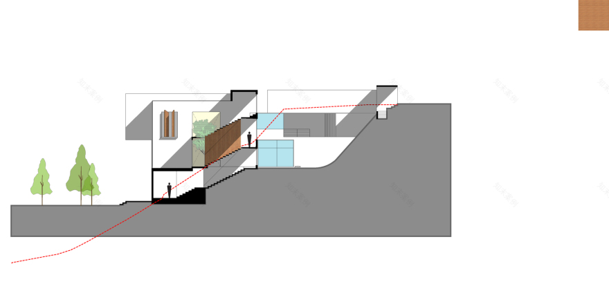 墨西哥陡坡上的绿意之家-50