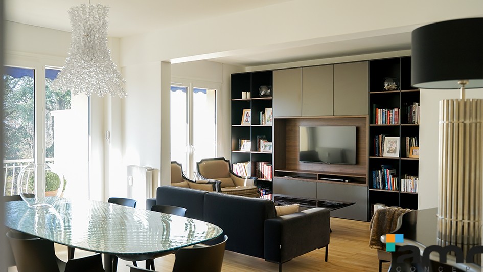 Pierre和Chantal家整体公寓装修项目丨AMR Concept-4