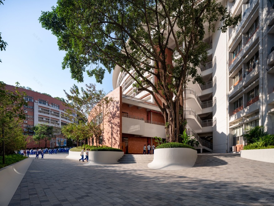 广州南方学院番禺附属中学景观改造丨中国广州丨BAM百安木-30