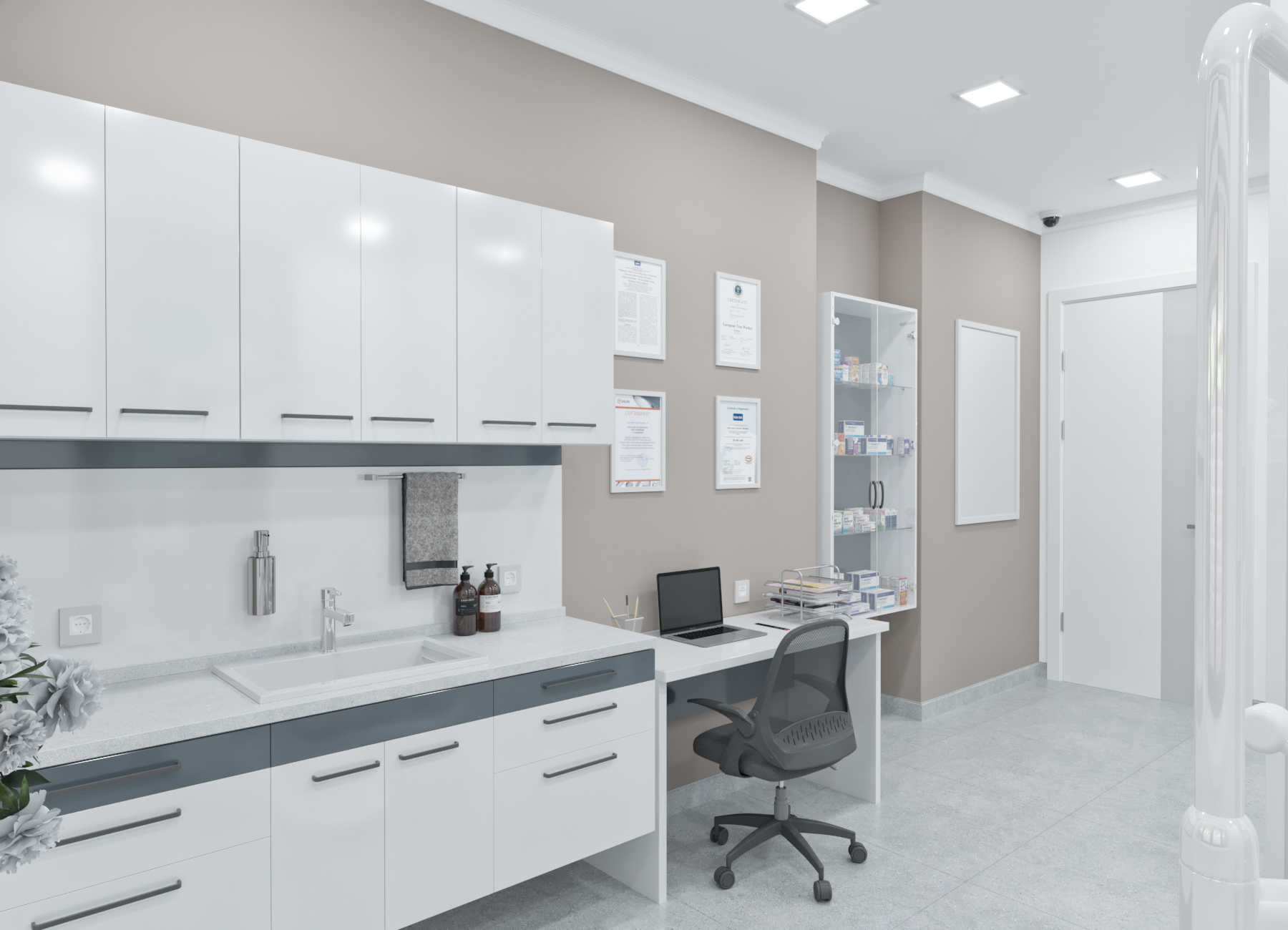 Dental Clinic - dental clinic interior design-42