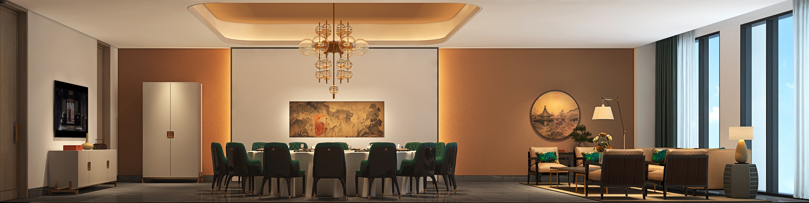 唐风晋韵 · 融合传统美学元素的餐饮空间设计-16