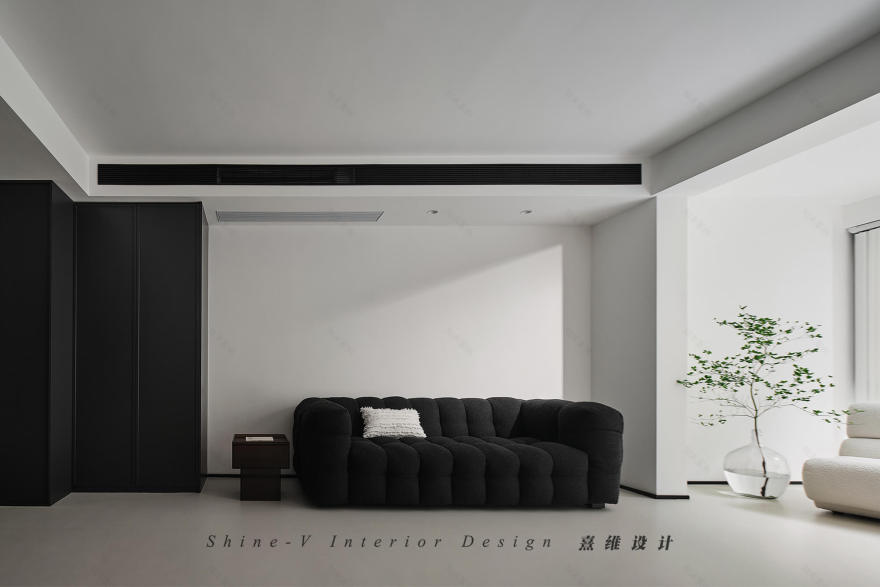 熹维设计 · 解放空间,看常规户型如何演绎轻复古的优雅与浪漫-14