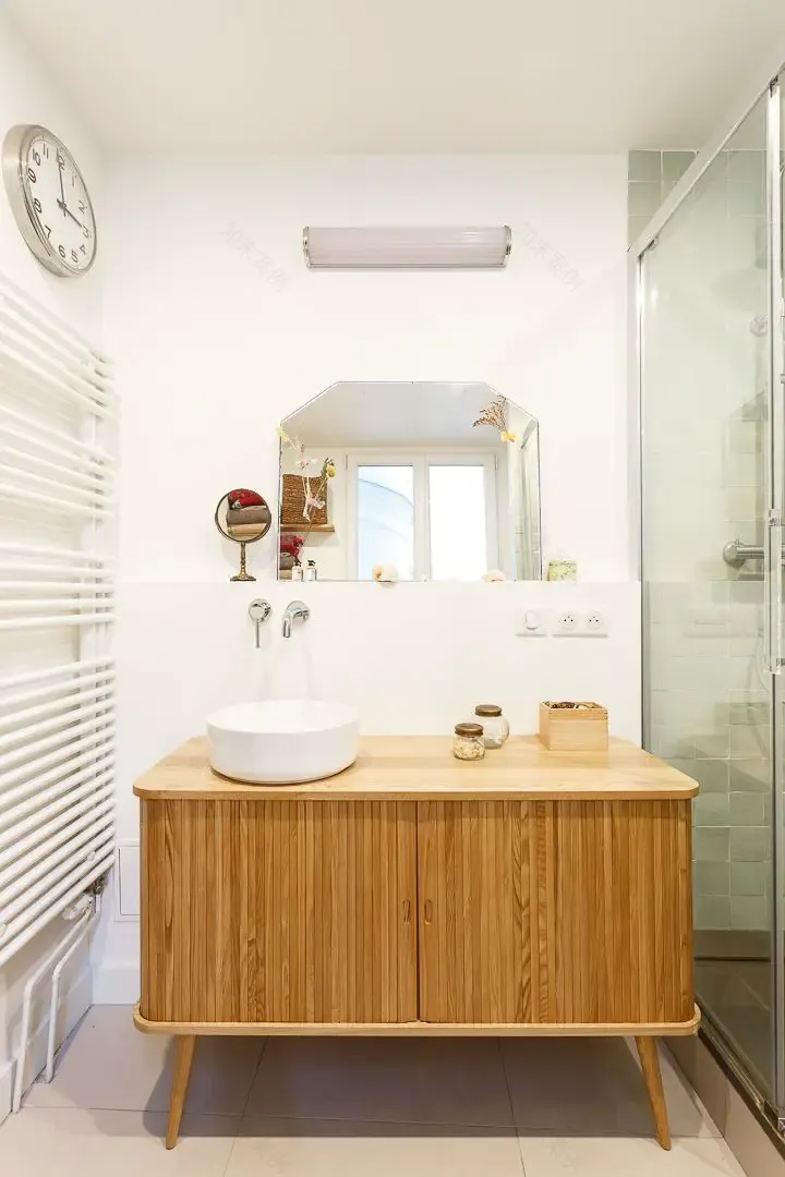 巴黎中心区度假风格公寓翻新设计-13